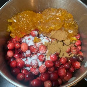 cranberry sauce ingredients - stovetop