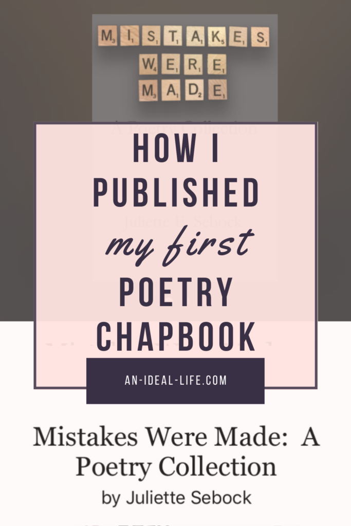How I Published My First Poetry Chapbook / How to Publish Poetry