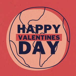 Eco-Friendly eCard Friends of the Earth (Cruelty-Free Valentine's Day)