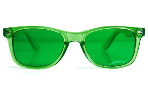 GloFX Green Color Therapy Glasses Migraine Glasses