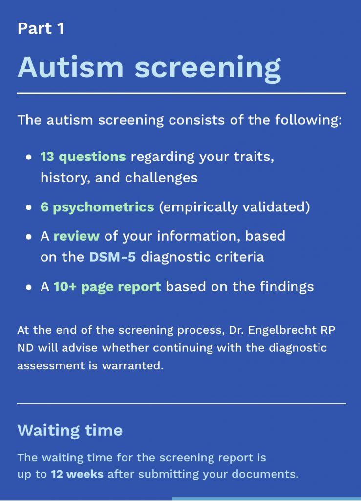 Embrace Autism Adult Autism Screening