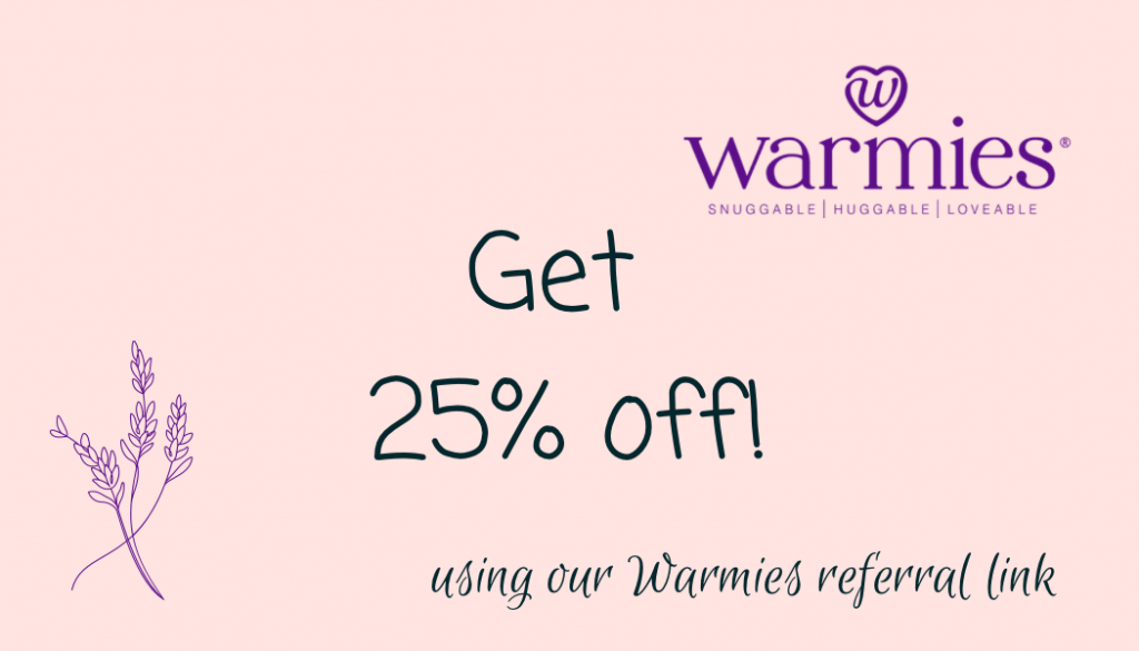 Get 25% off Warmies