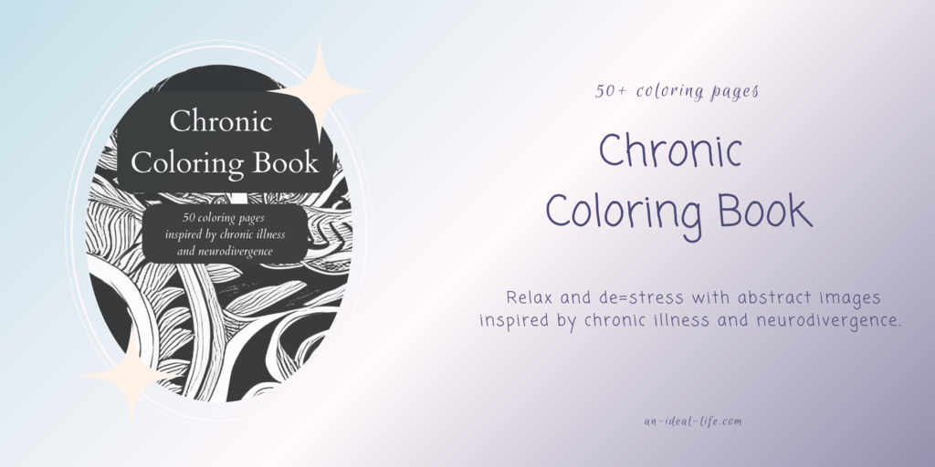 Banner do livro para colorir crônico