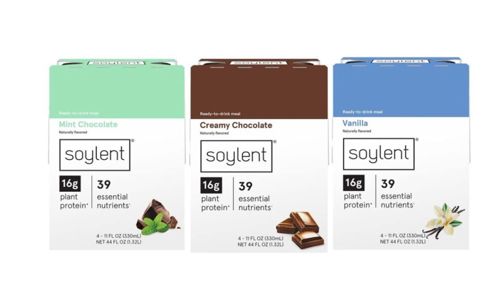 Soylent meal replacement shakes
