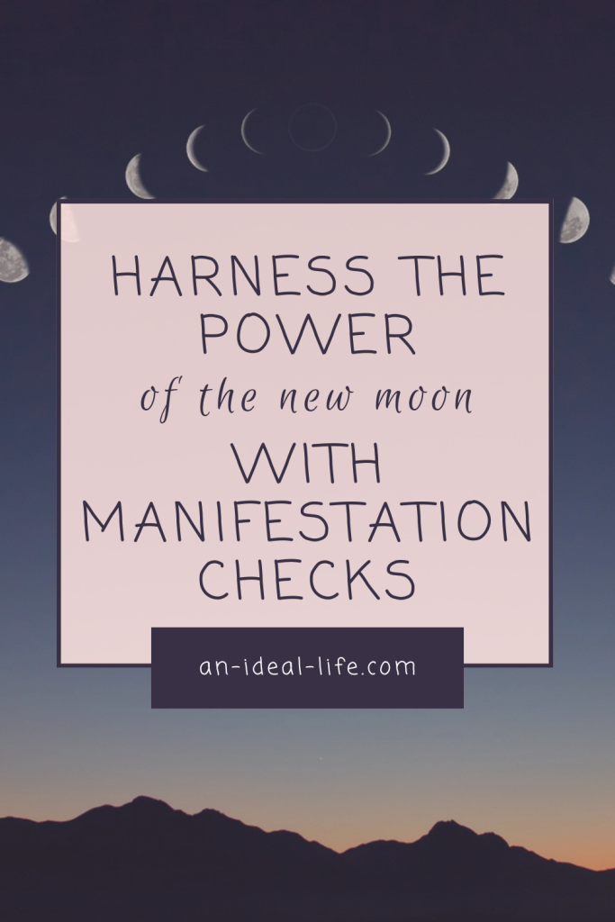 Harness the Power of the New Moon with Manifestation Checks