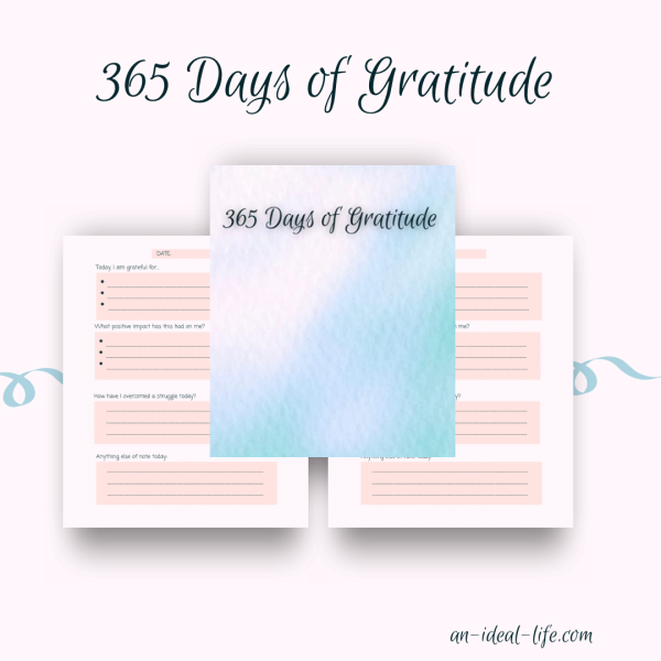 365 days of gratitude product graphic