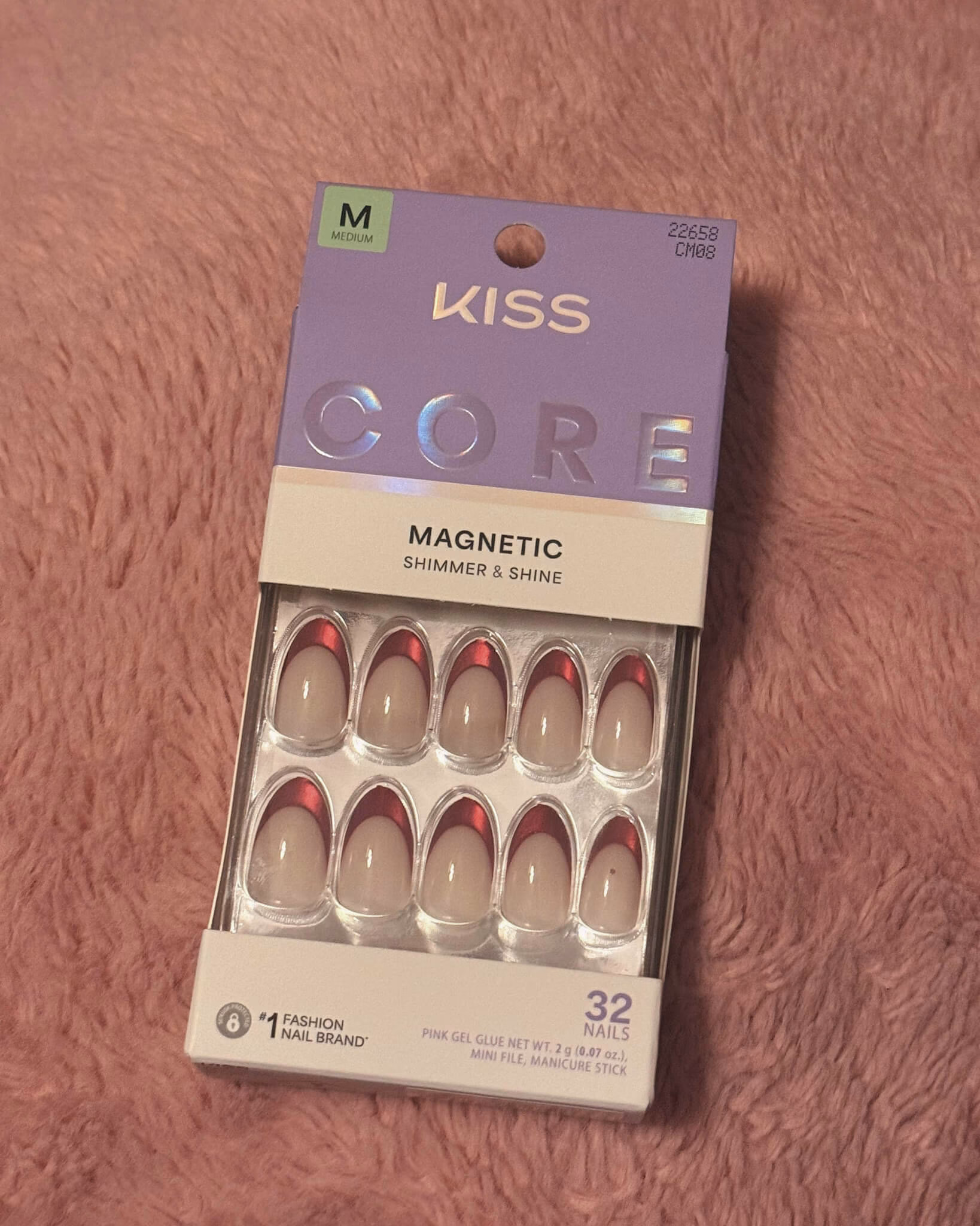 KISS Red-Tip Press-On Nails