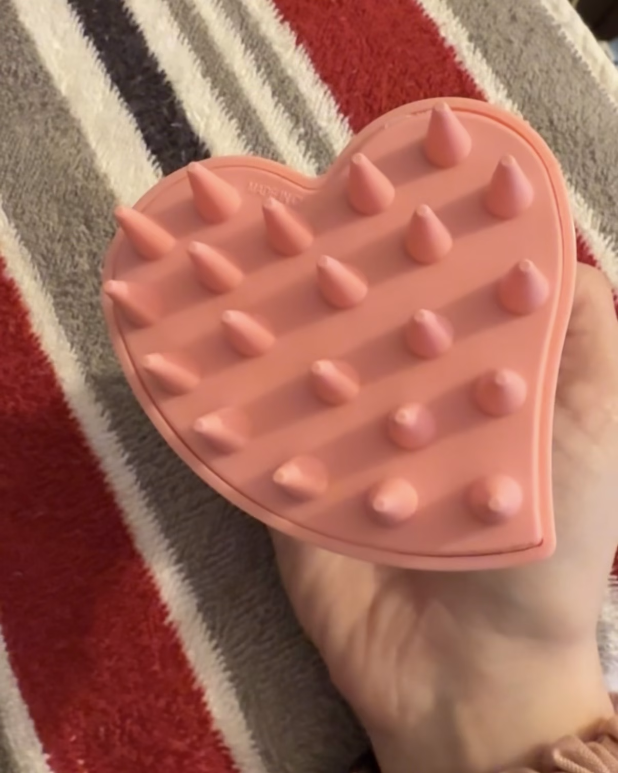 Heart-Shaped Scalp Massager